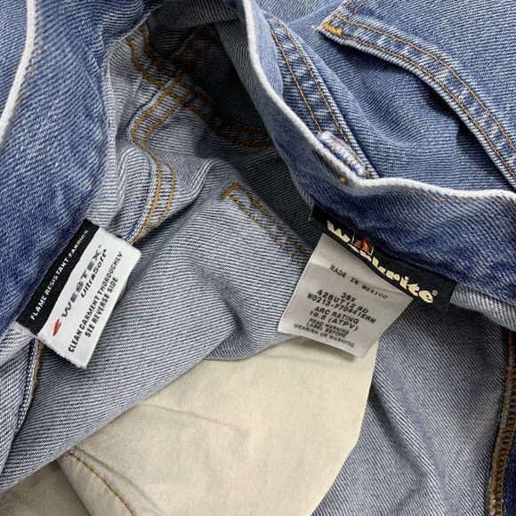 Workrite FR Mens Classic Straight Pants Blue Rugged Westex Ultrasoft 38 x 31 - Picture 8 of 8